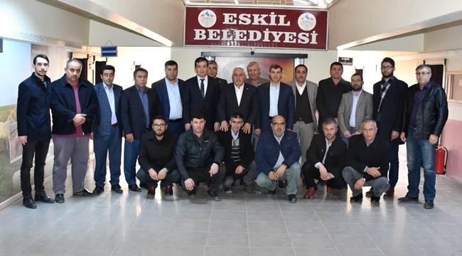 İL BAŞKANI ALTINSOY DAN ESKİL BELEDİYE BAŞKANI ALÇAY'A ZİYARET