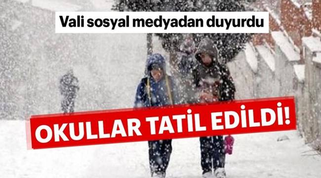 AKSARAY İL GENELİNDE 13 ŞUBAT 22020 PERŞEMBE OKULLAR TATİL EDİLDİ