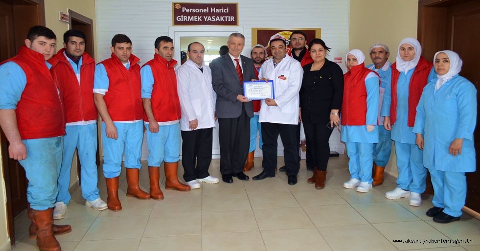 AKSARAY'IN GURURU KÖYET'E TEŞEKKÜR BELGESİ AKSARAY