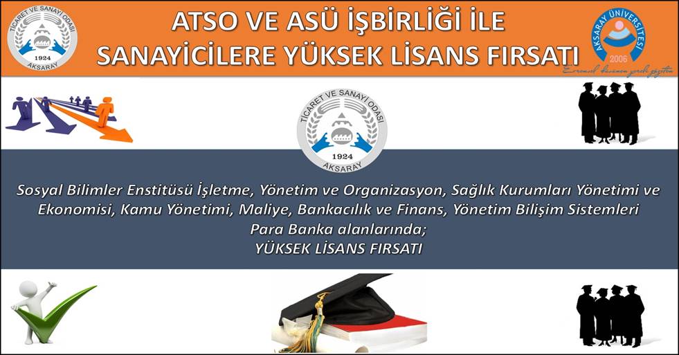 ATSO ÜYELERİNE ASÜ'DE YÜKSEK LİSANS FIRSATI