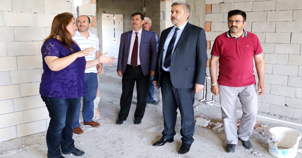 VETERİNER FAKÜLTESİ İNŞAATI HIZLI ŞEKİLDE İLERLİYOR