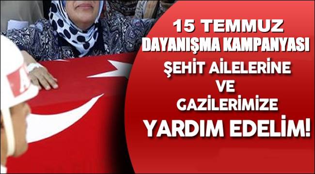 AKSARAY DA 15 TEMMUZ DAYANIŞMA KAMPANYASI