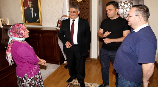 BEN DE VARIM EKİBİNDEN VALİ AYKUT PEKMEZ’E ZİYARET