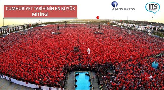 CUMHURİYET TARİHİNİN EN BÜYÜK MİTİNGİ