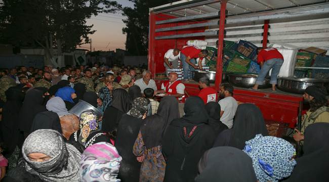 KIZILAY'IN YARDIMLARI İLE CERABLUS HER GECE TOK UYUYOR