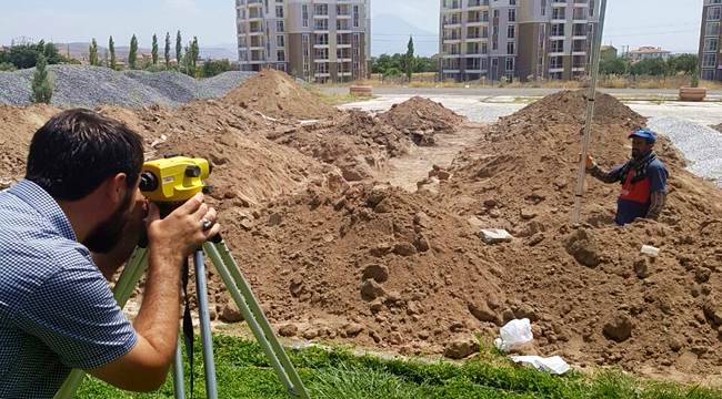 SPORCULARIN KONAKLAYACAĞI TESİS İÇİN İLK KAZMA VURULDU