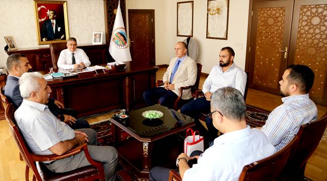 TÜRK METAL SENDİKASI AKSARAY ŞUBE BAŞKANI VALİ AYKUT PEKMEZ’İ ZİYARET ETTİ