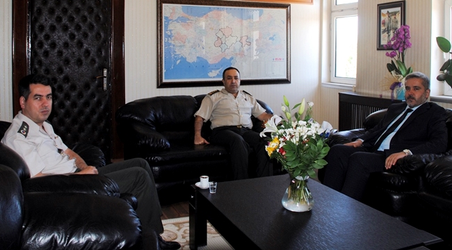 YENİ GARNİZON KOMUTANINA HAYIRLI OLSUN ZİYARETİ