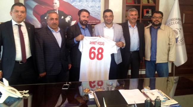 AKSARAY BELEDİYE SPOR DAN ATSO YA ZİYARET