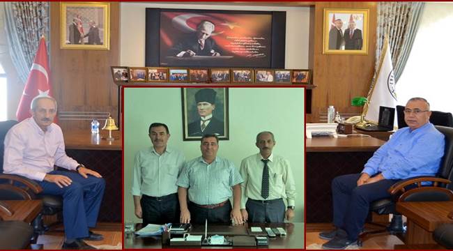 AKSARAY İL MÜDÜR VEKİLİNDEN BORSA BAŞKANINA VE VALİ YARDIMCISI BAYHAN’A ZİYARET