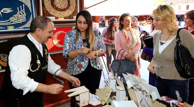 GELENEKSEL TÜRK EL SANATLARI AKSARAY DA BÜYÜK İLGİ GÖRÜYOR