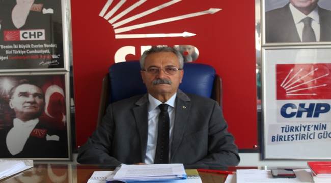 İL BAŞKANI TOPRAK ''C.H.P  MAZLUMUN  VE  MAĞDURUN YANINDADIR''