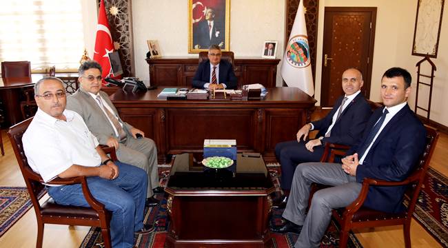 DSİ KONYA BÖLGE MÜDÜRÜ BİROL ÇIRAR VALİ AYKUT PEKMEZ’İ ZİYARET ETTİ