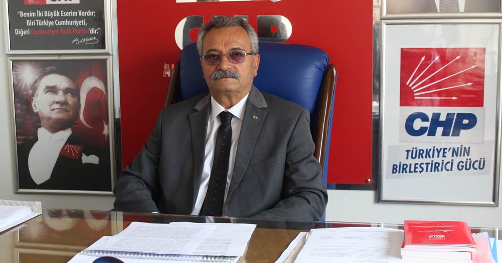 İL BAŞKANI TOPRAK ''CHP YERİNE KENDİNİ ELEŞTİR''