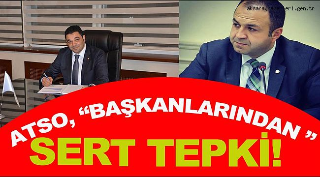 KOÇAŞ VE TEKİN DEN SERT TEPKİ ''YÖRESEL ÜRÜNLER PAZARI DERHAL KALDIRILMALI''