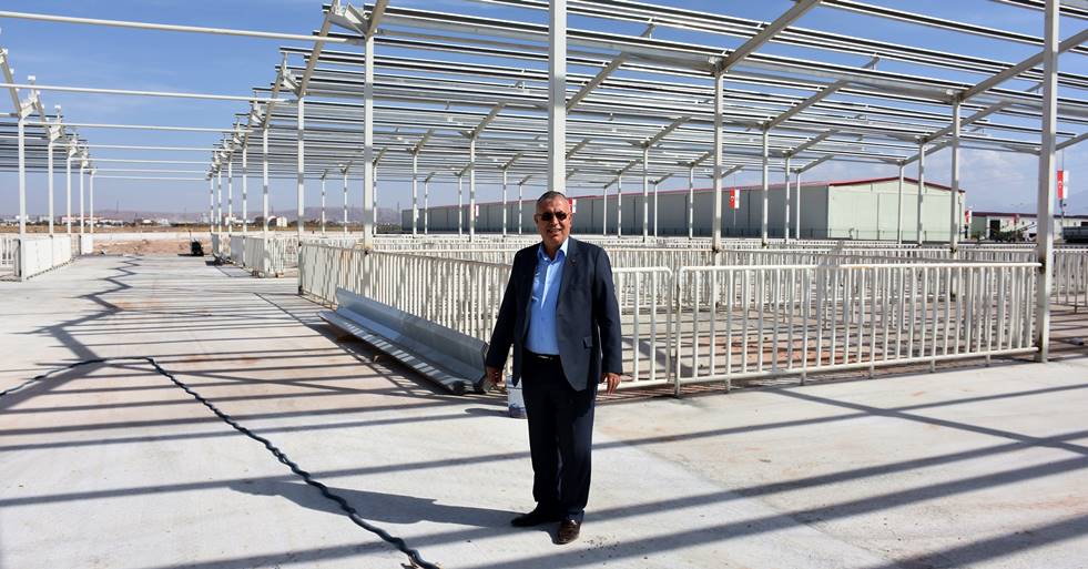 ÖZKÖK 'HAYVAN PARK YERİ VE CANLI HAYVAN BORSASI’ İNŞAATINDA İNCELEME YAPTI