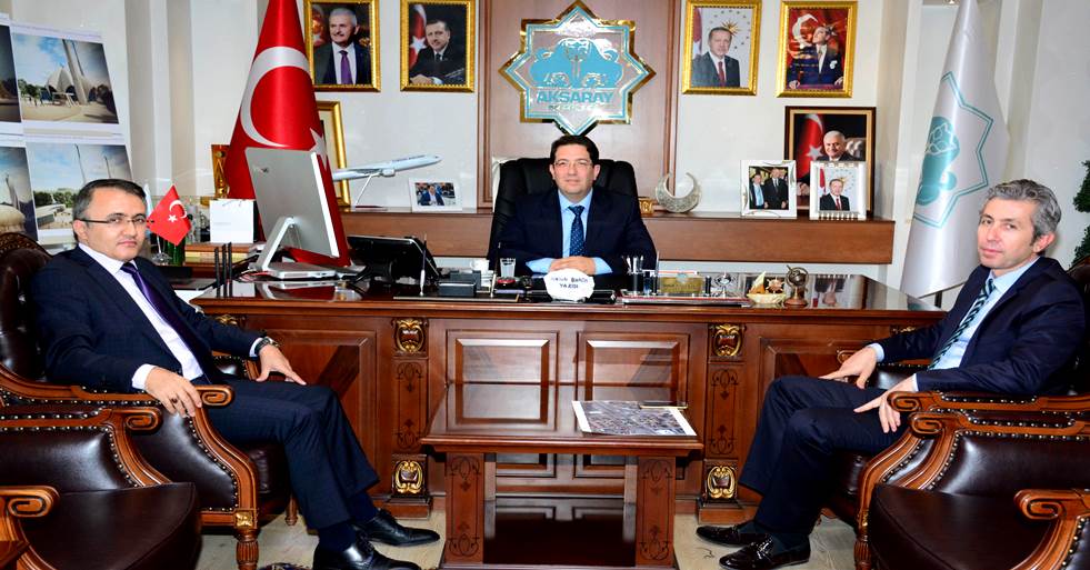AKIN VE SARIGÜL, BAŞKAN YAZGI’YI MAKAMINDA ZİYARET ETTİ