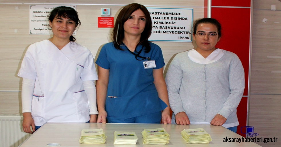 AKSARAY DEVLET HASTANESİ A BLOKTA ORGAN BAĞIŞI STANDI KURULDU