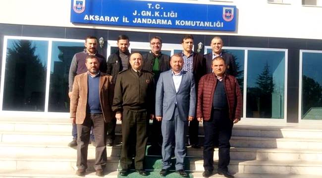 AKSARAY MÜSİAD'DAN ALBAY DEMİR'E ZİYARET