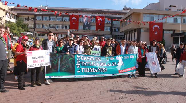 AKSARAYLI DAĞCILARIMIZ SİNOP’TA ŞELALE TIRMANIŞI YAPTILAR