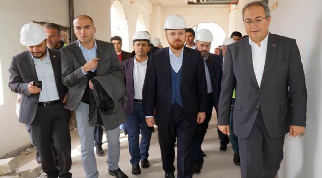 BİLAL ERDOĞAN, NEVŞEHİR BELEDİYE BAŞKANI ÜNVER’İ ZİYARET ETTİ