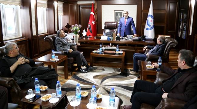 CUMHURBAŞKANLIĞINDAN REKTÖR ŞAHİN’E ZİYARET