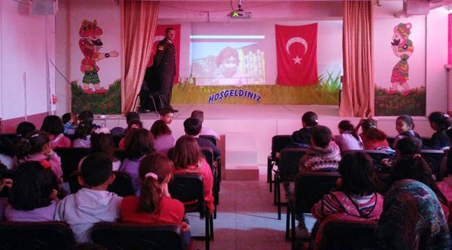 ESKİL’DE KÖY OKULLARINDA TRAFİK SEMİNERİ VERİLDİ