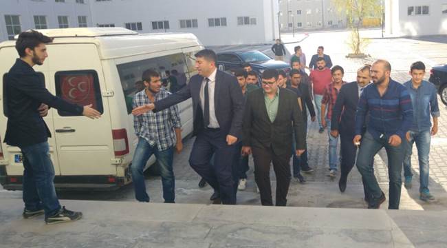 ÜLKÜ OCAKLARI GENEL BAŞKAN YARDIMCISI SELİM GÜMÜŞ AKSARAY ÜNİVERSİTESİ'Nİ ZİYARET ETTİ