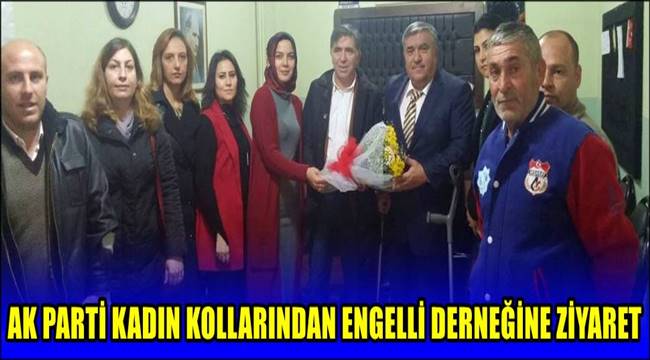 AK PARTİ KADIN KOLLARINDAN ENGELLİ DERNEĞİNE ZİYARET