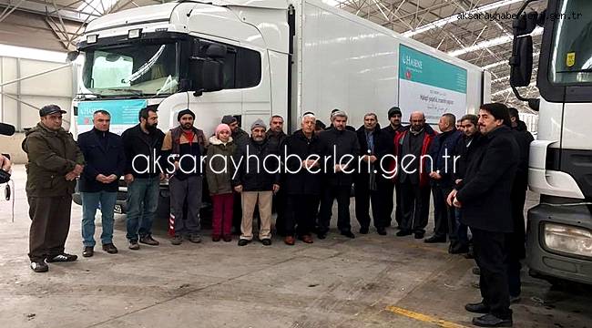 AKSARAY HASENE’DEN SURİYE’YE YARDIM ELİ…