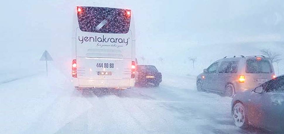 AKSARAY KONYA YOLU TİPİ NEDENİYLE KAPALI