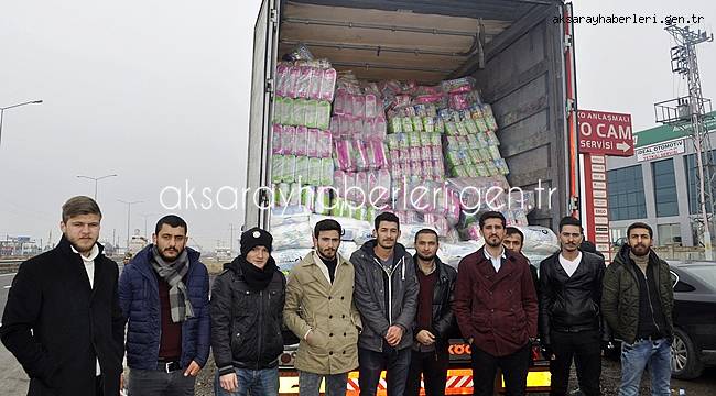 AKSARAY ÜLKÜ OCAKLARINDAN HALEP’E YARDIM ELİ