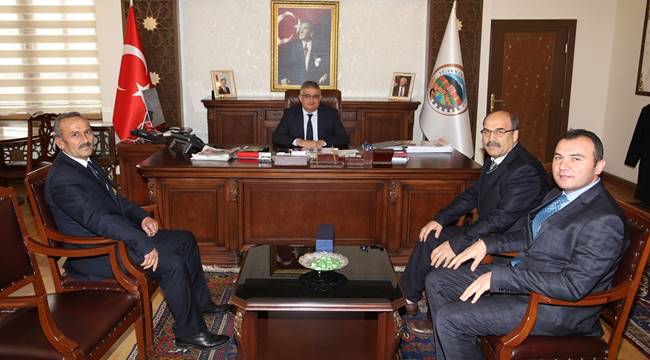 EĞİTİMCİLERDEN VALİ AYKUT PEKMEZ’E ZİYARET