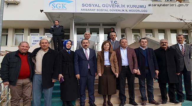 İNCEÖZ’DEN AKSARAY SGK’ YA ZİYARET