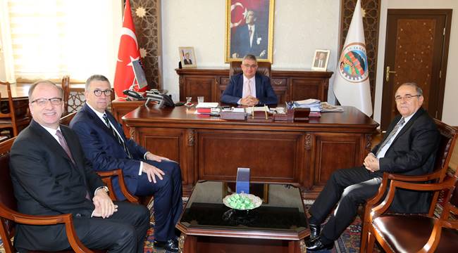 SÜTAŞ YÖNETİCİLERİNDEN VALİ PEKMEZ’E ZİYARET