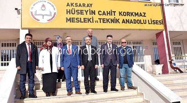 AKSARAY İL MİLLİ EĞİTİM MÜDÜRÜ ÖMER KARTAL, SAĞLIKÇILARI ZİYARET ETTİ