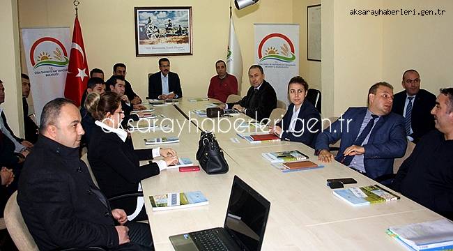 AKSARAY TARIM VE KIRSAL KALKINMA STRATEJİK PLANI 2016 YILI DEĞERLENDİRME TOPLANTISI YAPILDI