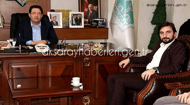 TÜRKİYE GENÇLİK VAKFI GENEL BAŞKANINDAN BAŞKAN YAZGI’YA ZİYARET