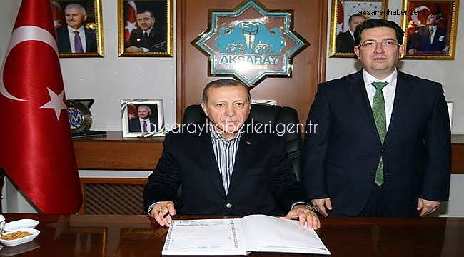 CUMURBAŞKANI ERDOĞAN’DAN BAŞKAN YAZGI’YA ÖVGÜ