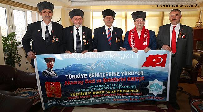 GAZİLERDEN BAŞKAN YAZGI’YA TEŞEKKÜR