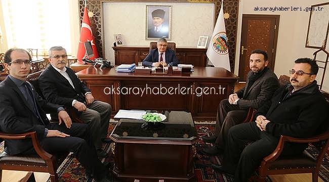 MİMAR SİNAN MÜHENDİSLER BİRLİĞİNDEN VALİ AYKUT PEKMEZ’E ZİYARET