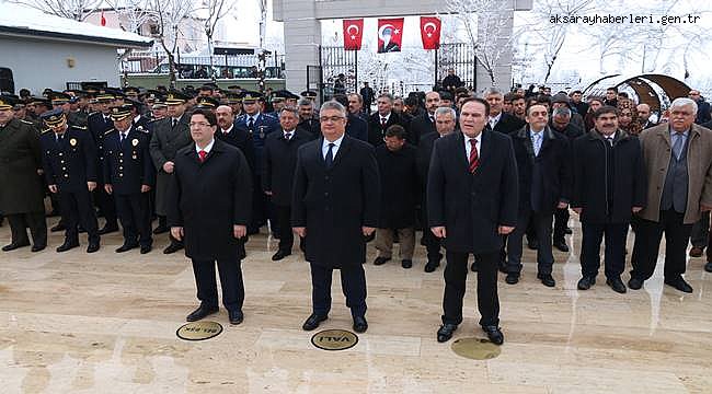 AKSARAY'DA DA ŞEHİTLERİ ANMA GÜNÜ ve...
