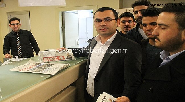 AKSARAY DAN KILIÇDAROĞLU'NA EVET GAZETESİ...