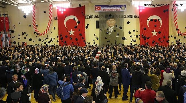 AKSARAY POMEM'DE MEZUNİYET TÖRENİ