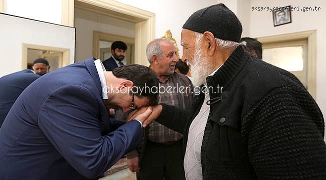 BAŞKAN YAZGI’DAN 85 YAŞINDAKİ MUSTAFA AMCAYA MORAL ZİYARETİ
