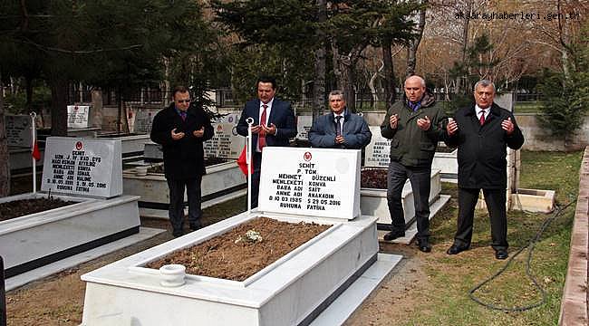 BYEGM KONYA İL MÜDÜRLÜĞÜ’NDEN ŞEHİTLİĞE ZİYARET