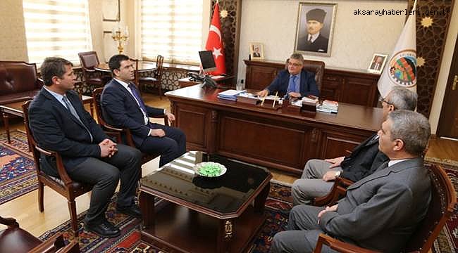 KÜTÜPHANELER YAYIMLAR GENEL MÜDÜRÜ HAMDİ TURŞUCU’DAN VALİ PEKMEZ’E ZİYARET