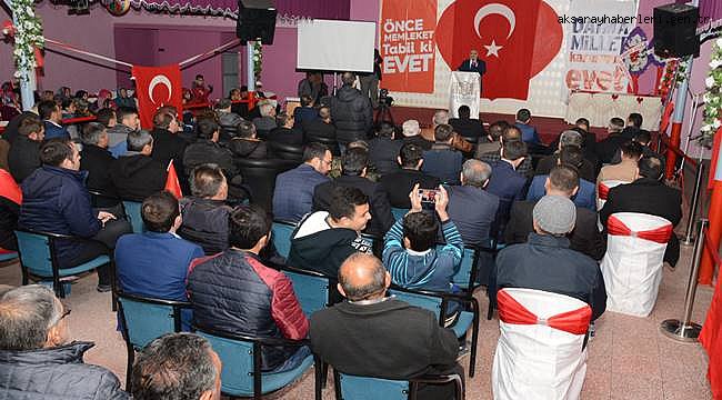 ŞEVKİ YILMAZ'DAN 'TÜRKİYE'NİN DÜNÜ, BUGÜNÜ, YARINI' KONFERANSI