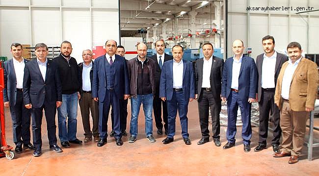 AK HEYET AKSARAY OSB’DE FABRİKALARI ZİYARET ETTİ