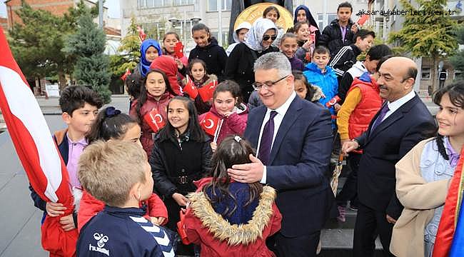 AKSARAY&#039;DA COŞKULU 23 NİSAN KUTLAMASI